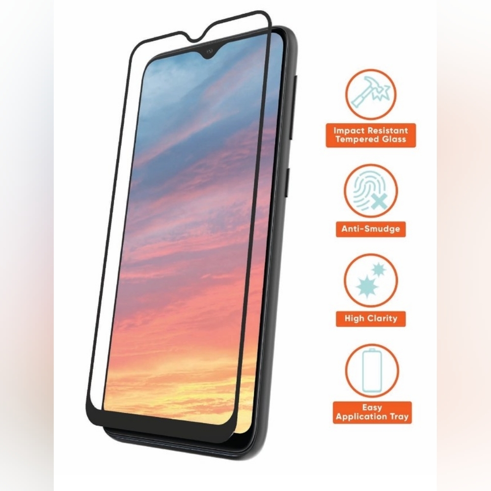 Onn. Glass Screen Protector with ImpactGuard Technology for Samsung Galaxy S10e